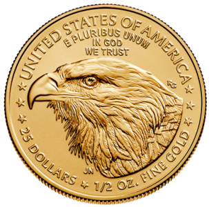 USA 2023 - American Eagle Au999 1/2 oz New Motive