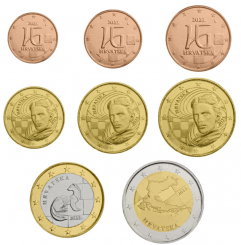 Croatia 2023 - Euro Coin Set Loose