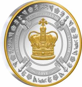 Niue 2023 - The Coronation of King Charles III Ag999 1 oz Proof