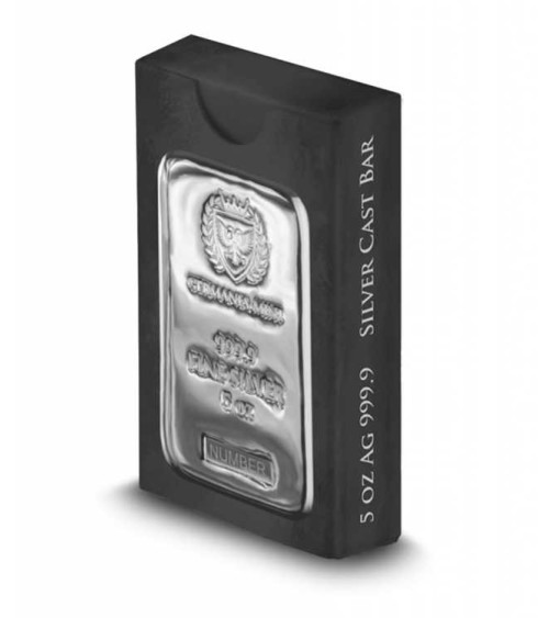 Germania Mint Ag999.9 Cast Bar 5 oz