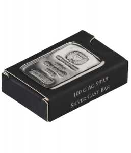 Germania Mint Silver Cast Bar 100 g