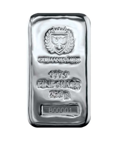 Germania Mint Silver Cast Bar 250 g