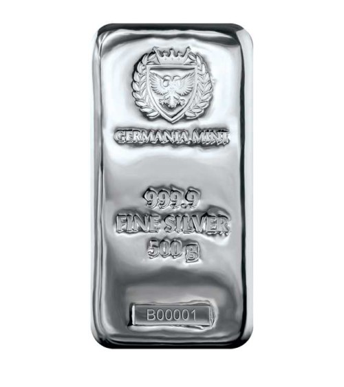 Germania Mint Ag999.9 Cast Bar 500 g