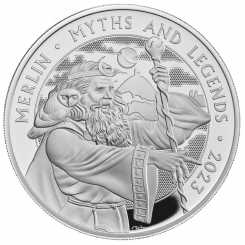 Great Britain 2023 - Myths and Legends - Merlin Ag999 1 oz Proof