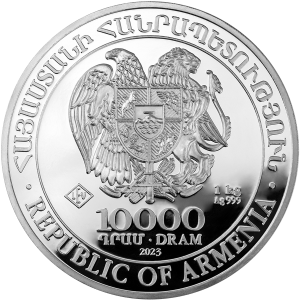 Armenia 2023 - Noah's Ark Ag999 1 kg BU