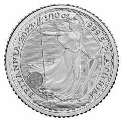 Great Britain 2023 - Britannia Pt999.5 1/10 oz - King Charles III