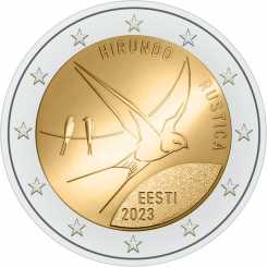 Estonia 2 euro 2023 - The Barn Swallow - COIN ROLL