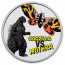 Niue 2023 - Godzilla vs Monsters - Godzilla vs Mothra Ag999 2 oz Colorized