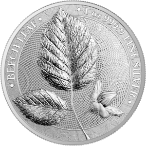 Germania 2023 - Beech Leaf 1 oz Silver BU