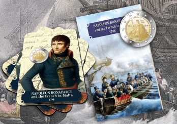 Malta 2 euro 2023 -  Napoleon Bonaparte and The French in Malta