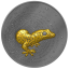Cameroon 2023 - Gecko Ag9999 2 oz Dark Gilded UHR