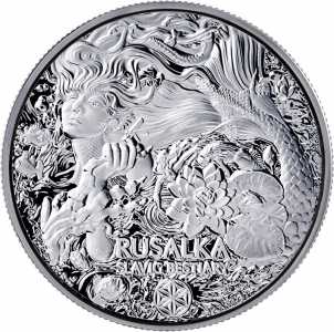 Cameroon 2023 - Slavic Bestiary - Rusalka Ag999 1 oz BU