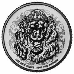Niue 2023 - Roaring Lion Pt999.5 1 oz Reverse Proof