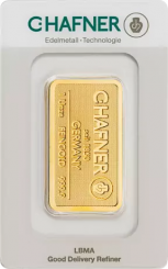 Gold bar Au999.9 C.Hafner - 31,1 g