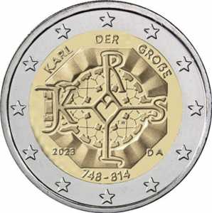Germany 2 euro 2023 - Birth of Charlemagne A