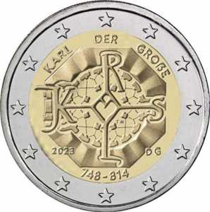 Germany 2 euro 2023 - Birth of Charlemagne G