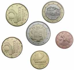 Andorra 2014 – Euro coins set from 5 cent to 2 €