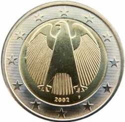 Germany 2 euro 2002 - circulation coin letter F