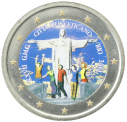 Vatican City 2 Euro 2013 - World Youth Day 2013 Rio