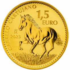 Spain 2023 - Andalusian horse Au999.9 1 oz Proof Inverse