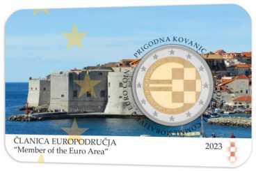Croatia 2 euro 2023 - Introduction of the euro