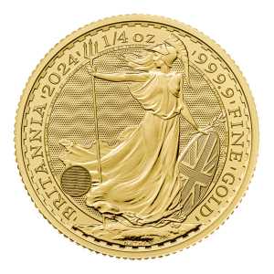 Great Britain 2024- Britannia Au999.9 1/4 oz BU King Charles