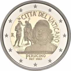 Vatican City 2 euro 2023 - Pietro Perugino