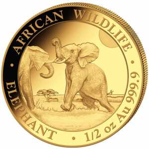 Somalia 2024 - Elephant Au999.9 1/2 oz BU